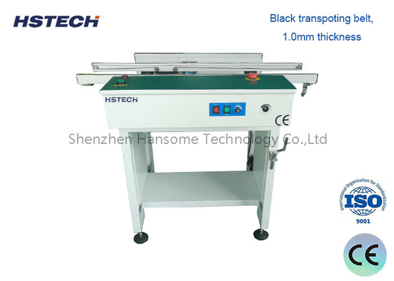 Good price Adjustable Width Hand Crank PCB Transporting Conveyor with SMEMA Signal online