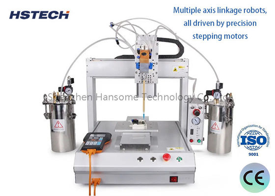 Good price High Precision Four-Station Round Glue Dispensing Machine for PCB Assembly online