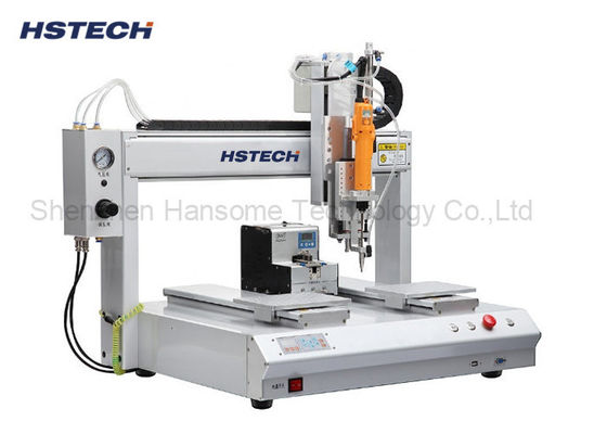 Good price Aluminum Material Desktop Screw Machine 4 Axis Chain Moving Closed Loop Automatic online