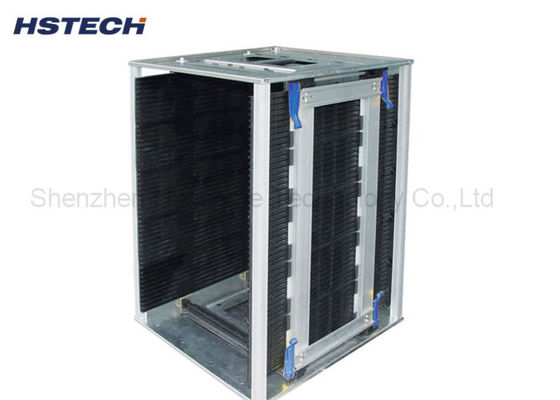 Good price Width Adjustable PCB Handling Equipment SMT ESD Magazine Storage Rack Metal Material online