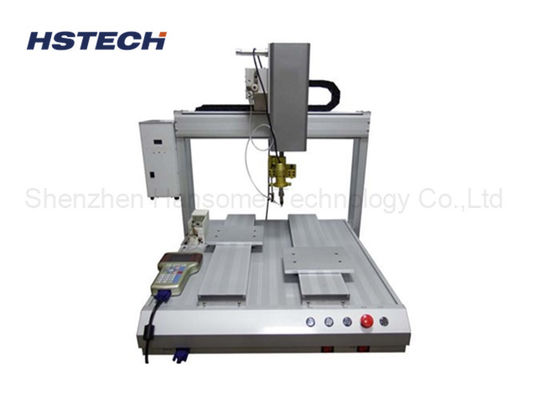 Good price SMT Desktop Soldering Robot Single Head PCB Assemblying With Rotation Axis online