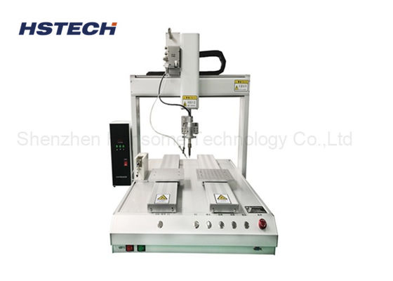Good price 5 Axis Automatic Soldering Robot Dual Station Timing Belt Hiwin Linear Guide online