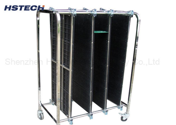 Good price Anti Static PCB Handling Equipment Storage Trolley ESD 350mm 460mm Width Options online
