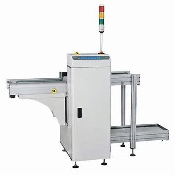 Good price Flat belt 90 Degree PCB Unloader Equipment Touch Screen 6bar online